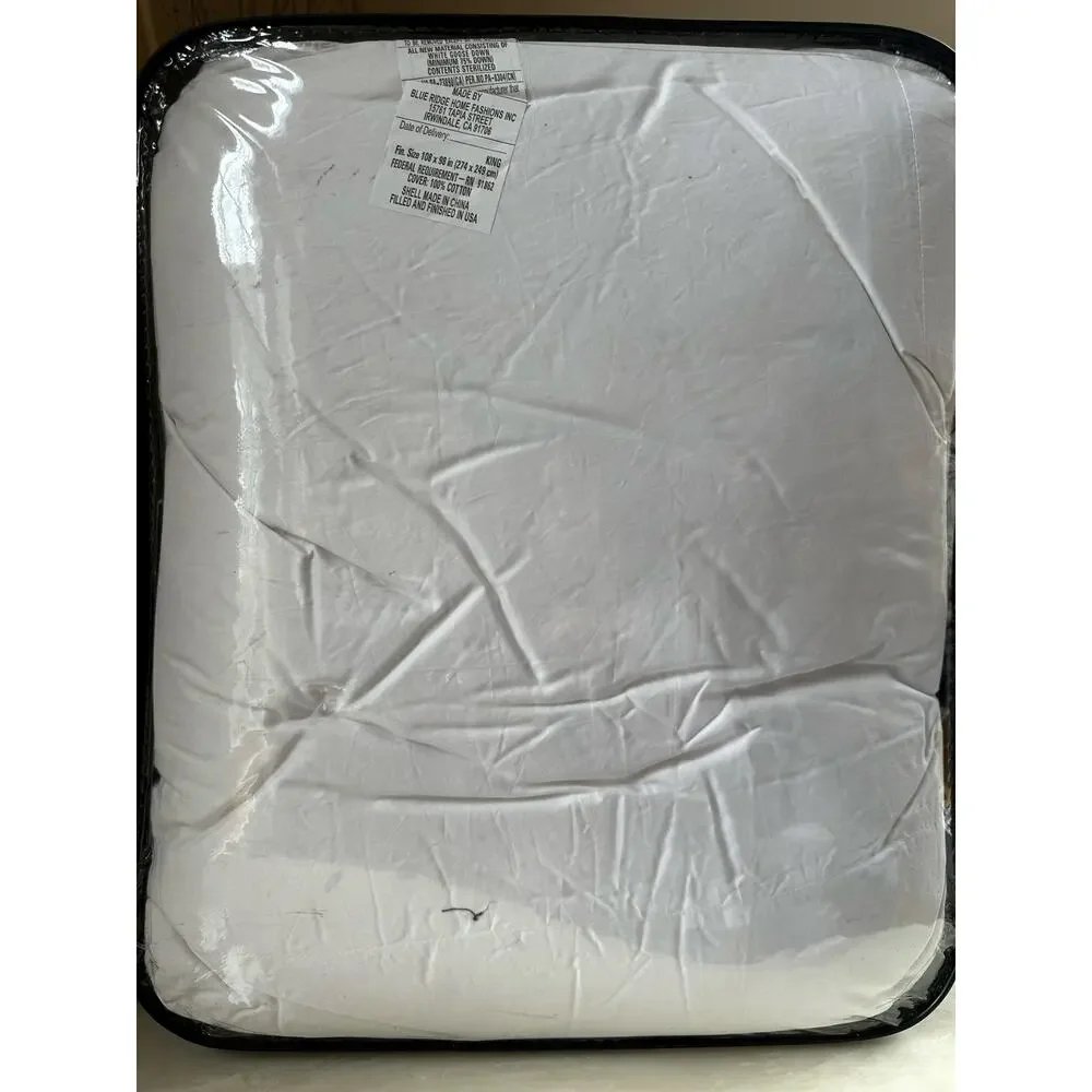 Hungarian White Goode Down Comforter King Size